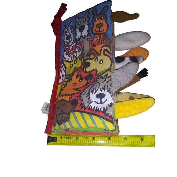 Jellycat London Puppy Tails Soft Cover Baby Book Anne Wilkinson Plush Book - Picture 10 of 10